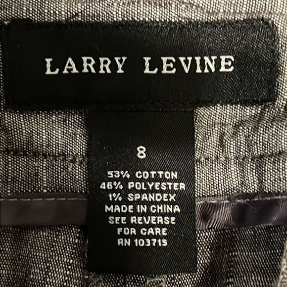 Larry Levine Grey Cropped Pants Size 8‎ - Picture 11 of 12